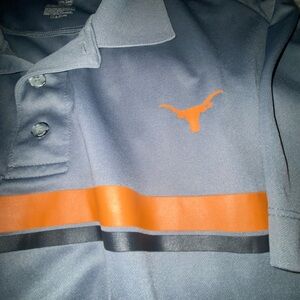 Texas Longhorn Pro Edge polo in grey Size 2X 89